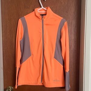 Under Armour Women's Vibrant Orange and Gray golf jacket